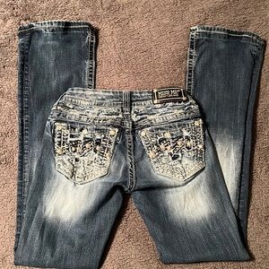 Miss Me Signature Rise Boot Jeans Size 25